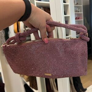 Cult Gaia Rose Beaded Shoulder Bag